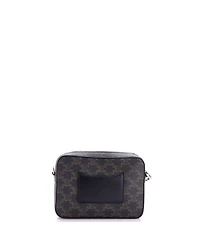 Pre-Owned Celine Small Zip Messenger Bag Triomphe Coated Canvas