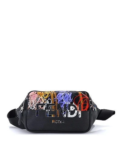 Pre-Owned Fendi x Noel Fielding Abstract Belt Bag Printed Nylon