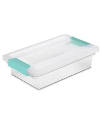 Sterilite Large Clip Storage Box, 12 Pack, and Small Clip Storage Box, 6 Pack