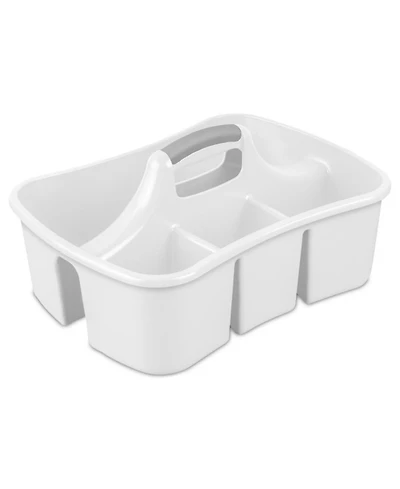 Sterilite Divided Storage Ultra Caddy with 4 Compartments and Handles (18 Pack)