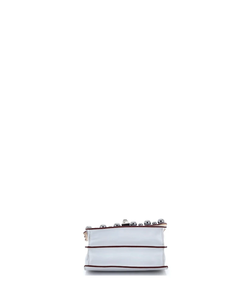 Pre-Owned Fendi Small Kan I Bag Studded Leather