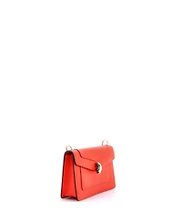 Pre-Owned Bvlgari Small Serpenti Forever Wallet on Chain Leather