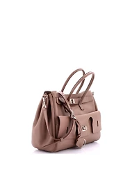 Pre-Owned Balenciaga Small Bel Air Carry All Bag Leather