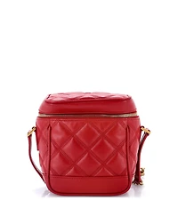 Pre-Owned Saint Laurent 80's Vanity Bag Quilted Leather