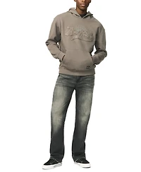 Buffalo David Bitton Men's Farro Heavyweight Brushed Fleece Graphic Hoodie