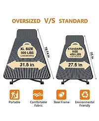 Piscifun 450 Lbs Weight Support Camping Tent Bed With Removable Cushion Carry Bag