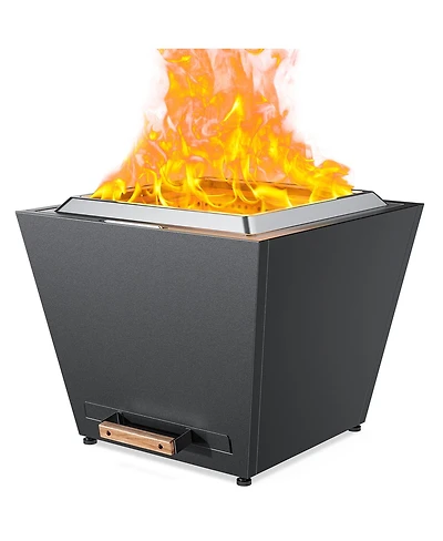 Decksplore Smokeless Fire Pit Portable Outdoor Firepits Pellet Fire Pits for Outside Wood Burning
