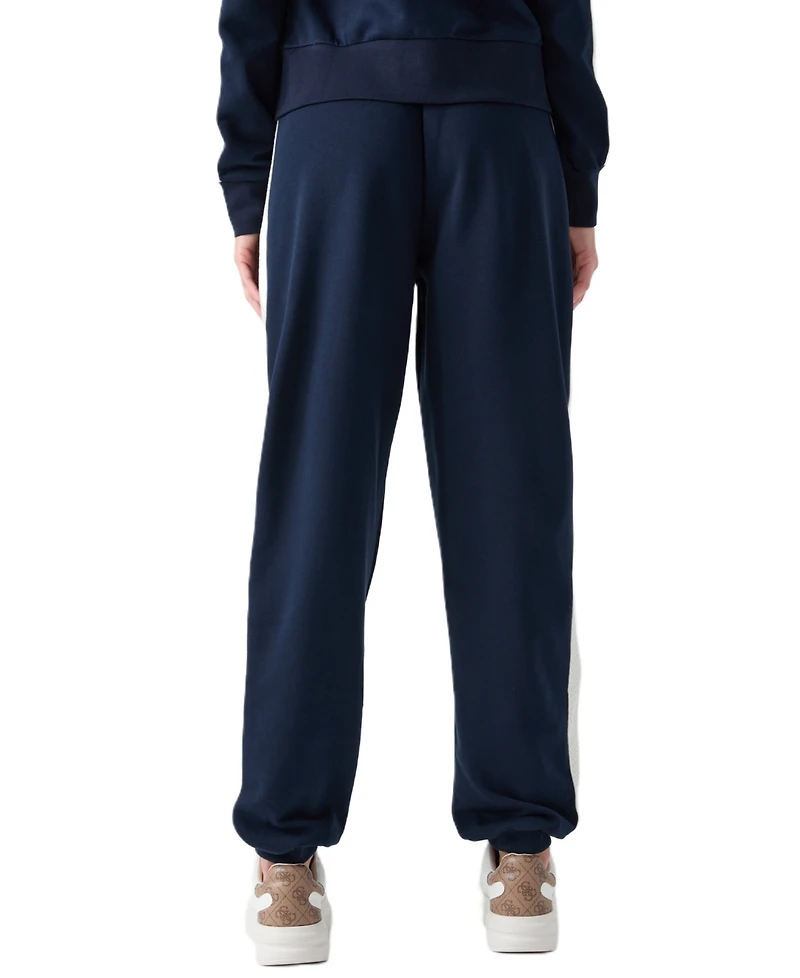 Guess Women's Phoebe High-Rise Active-Knit Cotton-Blend Jogger