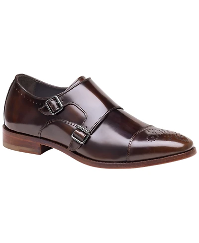 Johnston & Murphy Arrister Double Monk Square-Toe Dress Shoes