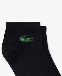 Lacoste Men's Ribbed-Cuff Ankle Socks, 3-Pack