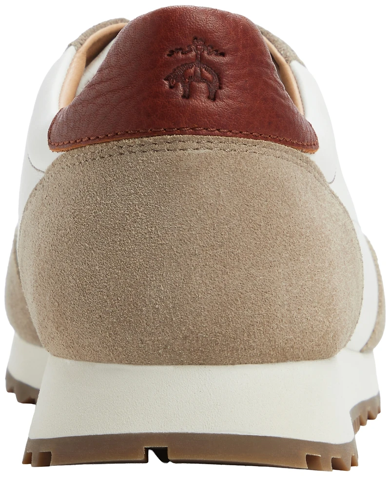 B by Brooks Brothers Men's Arverne Leather Round-Toe Sneakers