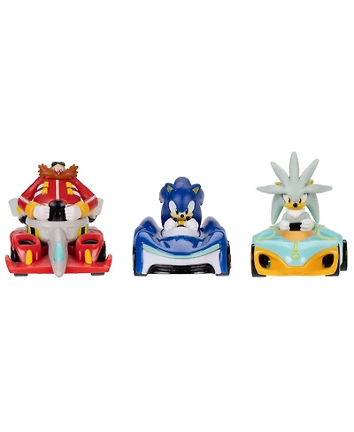 1:64 Scale Team Sonic Racing 35th Anniversary Die-Cast Toy Vehicles, 3-Pack, Created for Macy's