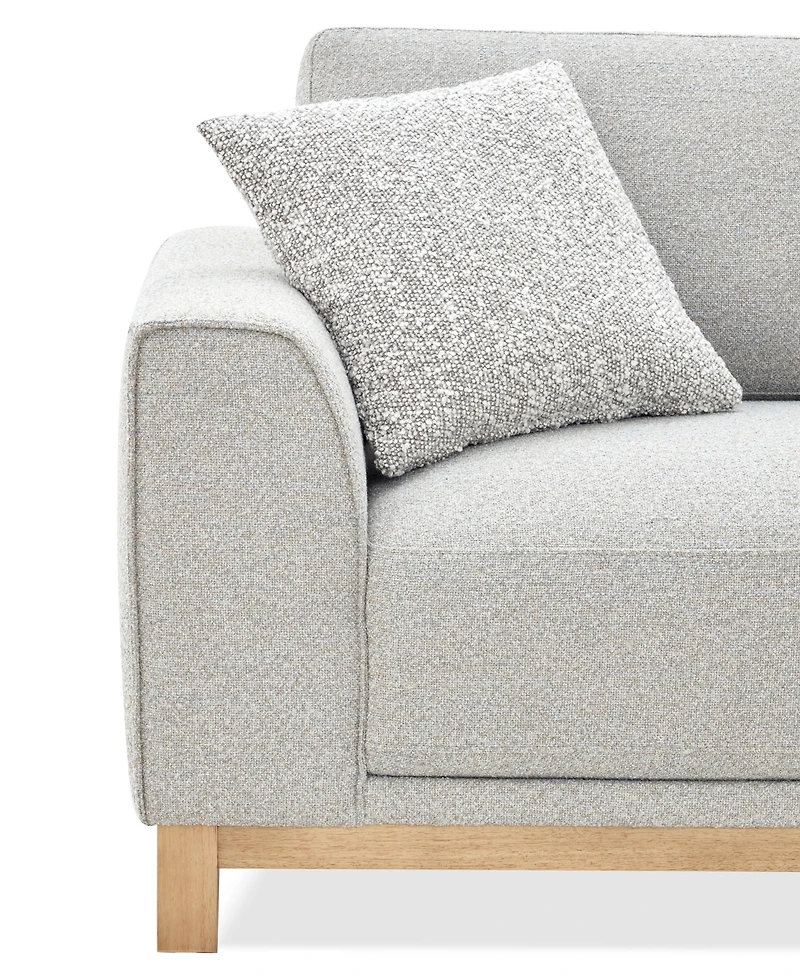 Camelle Boucle Accent Pillow Fabric Chair, Macy's Exclusive
