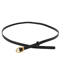 Michael Kors Oval Buckle Leather Reversible Belt