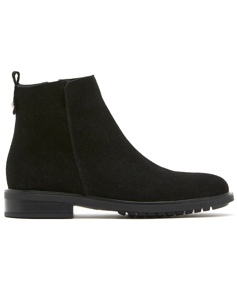 La Canadienne Women's Shade City Dry Zipper Suede Booties