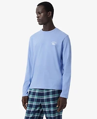 Lacoste Men's Crewneck Pajama, 2-Piece Set