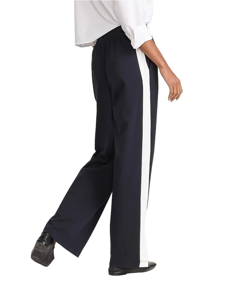 Lands' End Women's Sport Knit High-Rise Relaxed Straight-Leg Pants