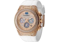 TechnoMarine Cruise Diva Pave Tm-125033 Women's 45mm Quartz Chronograph Watch