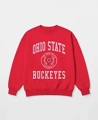 Gameday Couture Women's Ohio State Buckeyes Prime Play Oversized Graphic Sweatshirt
