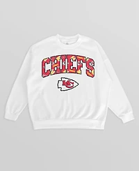 Gameday Couture Women's Kansas City Chiefs Sweet Play Oversized Drop Shoulder Sweatshirt