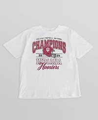 Gameday Couture Women's Indiana Hoosiers Legacy Play Oversized Screen Print Graphics T-Shirt