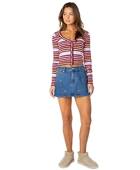 Roxy Women's Terrace Long-Sleeve Cropped Top