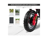 Yobtop 6V Kids Electric Motorcycle Dirt Bike Training-Wheel Battery-Powered Rechargeable Ride-On Toy, Ages 5+