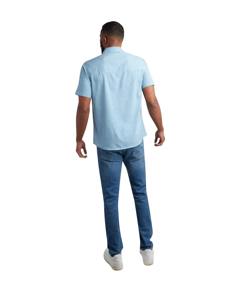 Spyder Men's Short Sleeve Mini Check