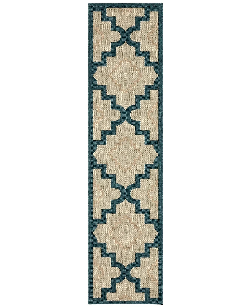 Oriental Weavers Latitude 804I3 Gray 1'10" x 7'6" Runner Rug