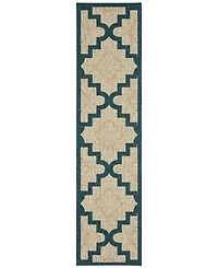 Oriental Weavers Latitude 804I3 Gray 1'10" x 7'6" Runner Rug