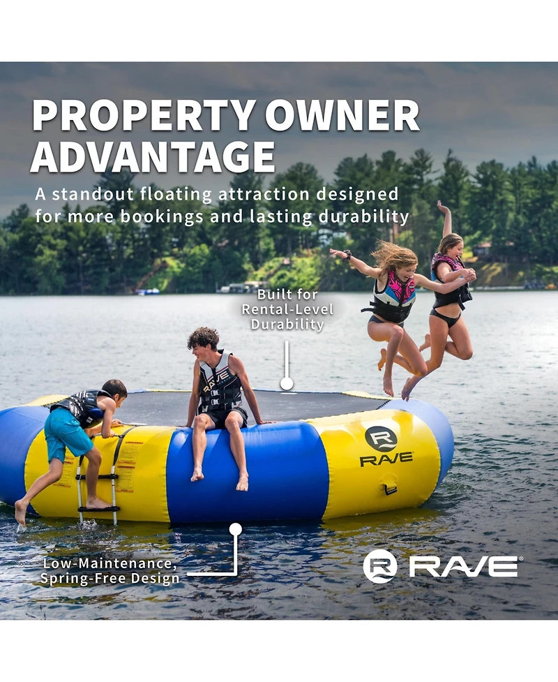 Rave Sports Bongo 15' Water Bouncer