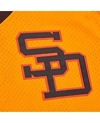 Mitchell & Ness Men's Tony Gwynn Gold San Diego Padres Big Tall Cooperstown Mesh Batting Practice Jersey