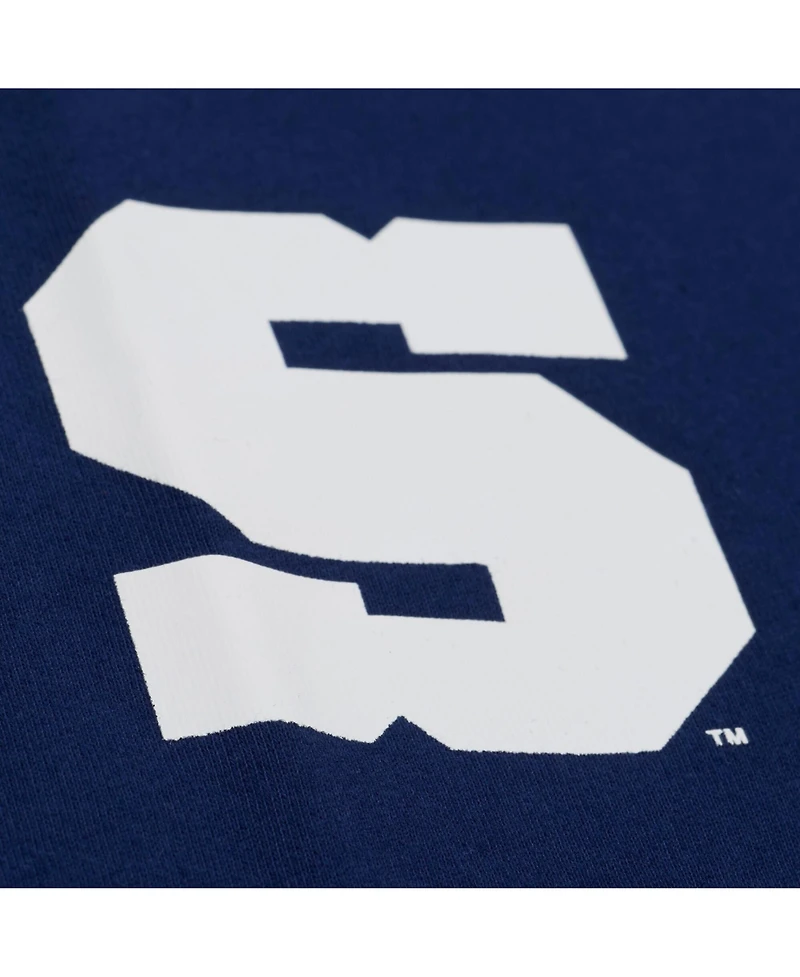 Mitchell & Ness Men's Navy Penn State Nittany Lions Double Clutch Premium T-Shirt