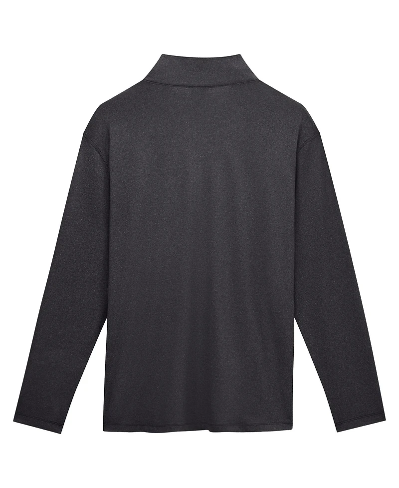 Fanatics Men's Charcoal Philadelphia Eagles Clutch Quarter-Zip Pullover Sweatshirt