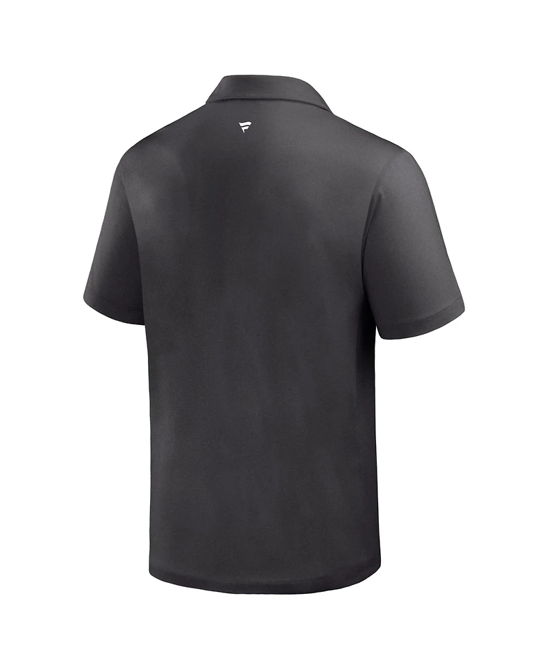 Fanatics Men's Charcoal Philadelphia Eagles Clutch Polo Shirt