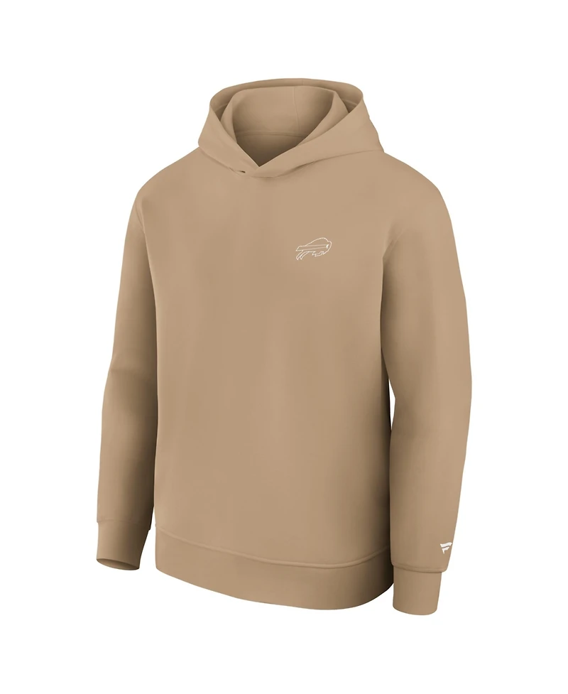 Fanatics Men's Tan Buffalo Bills Clutch Tri-Blend Hoodie