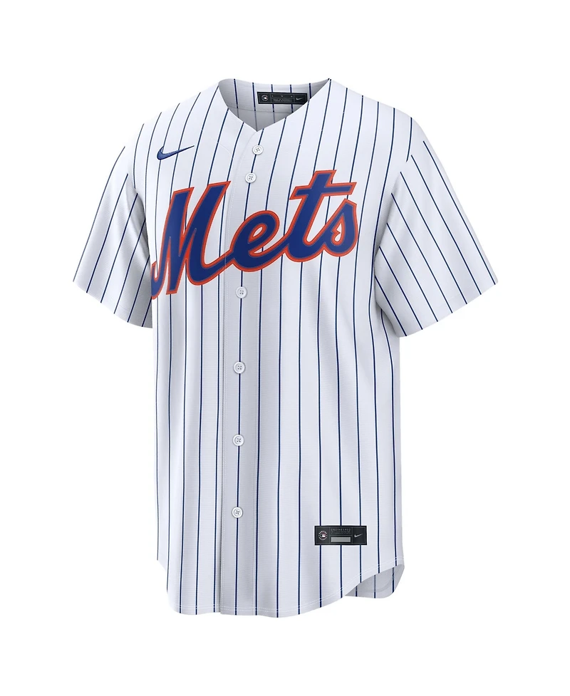 Nike Men's Aj Ewing White New York Mets Home Replica Jersey