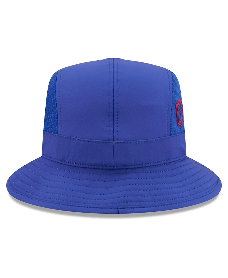 New Era Men's Royal New York Giants 2026 Sideline Bucket Hat