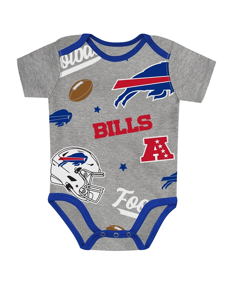 Outerstuff Baby Boys and Girls 3-Piece Buffalo Bills First Round Pick Creeper