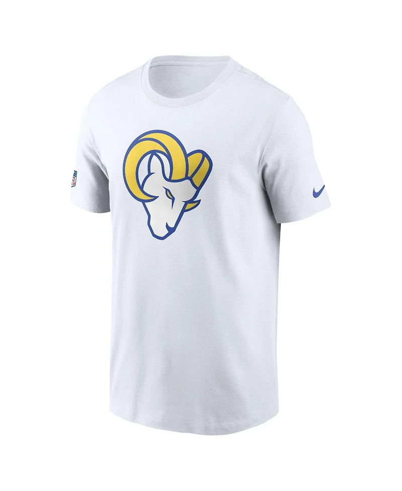 Nike Men's White Los Angeles Rams Fearsome Sideline Final Sprint Dri-fit T-Shirt