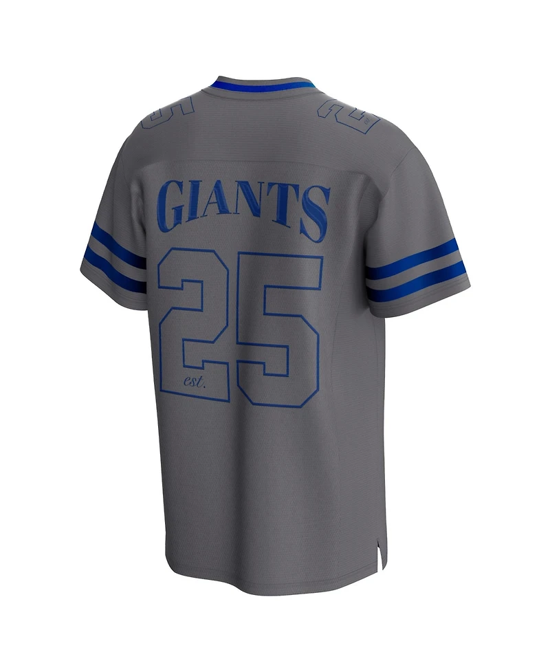 Fanatics Men's Gray New York Giants After Hours Fashion Mesh Top