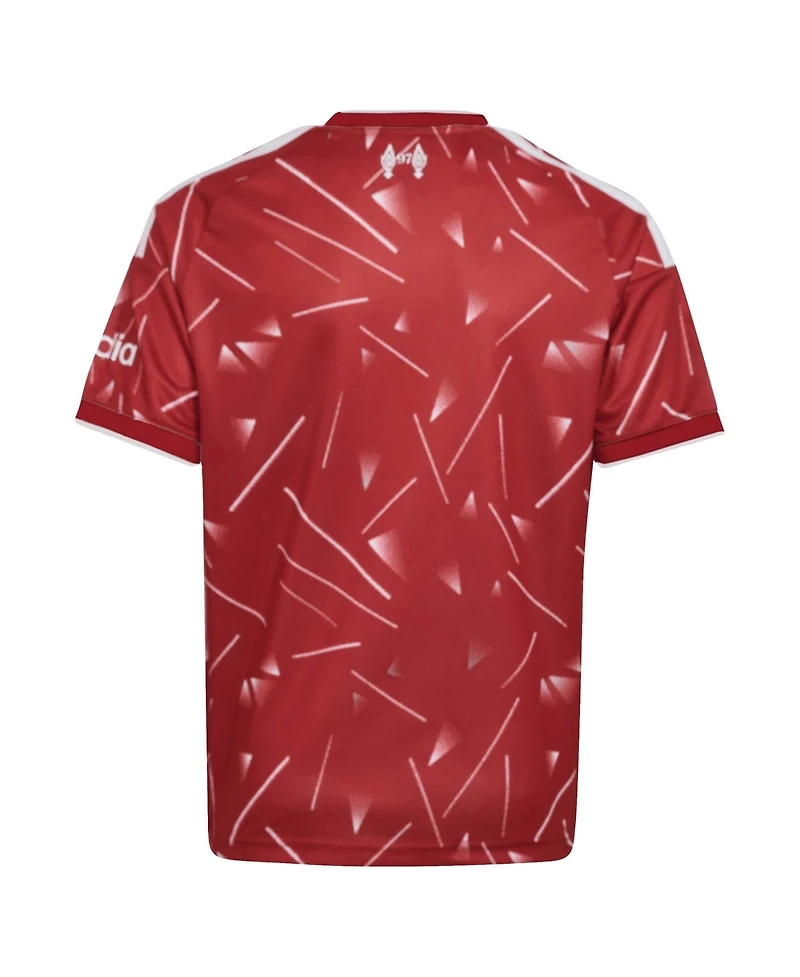 Adidas Big Boys and Girls Red Liverpool 2026/27 Home Replica Jersey