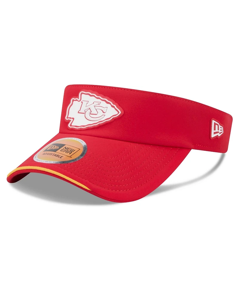 New Era Men's Red Kansas City Chiefs 2026 Sideline Adjustable Visor Hat