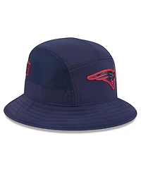 New Era Men's Navy New England Patriots 2026 Sideline Bucket Hat