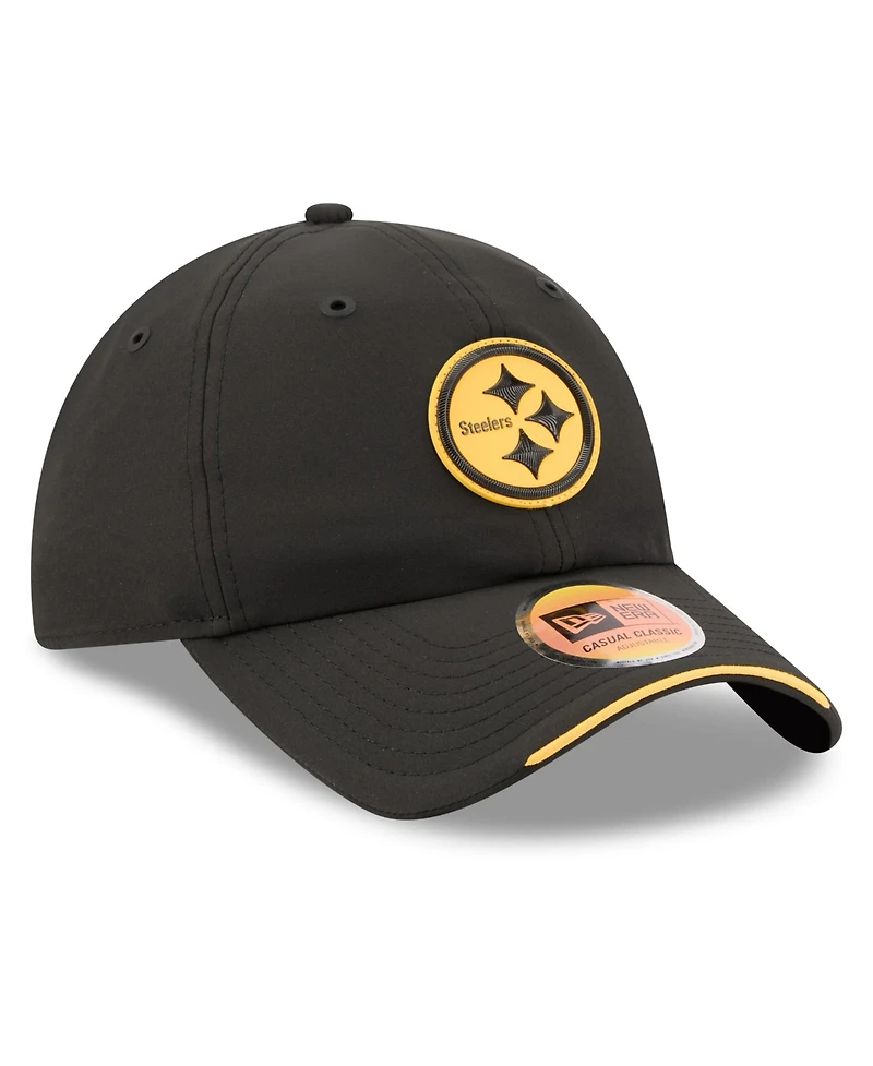 New Era Men's Black Pittsburgh Steelers 2026 Sideline Casual Classic Adjustable Hat