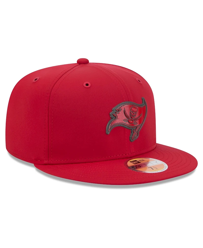 New Era Men's Red Tampa Bay Buccaneers 2026 Sideline 59FIFTY Fitted Hat