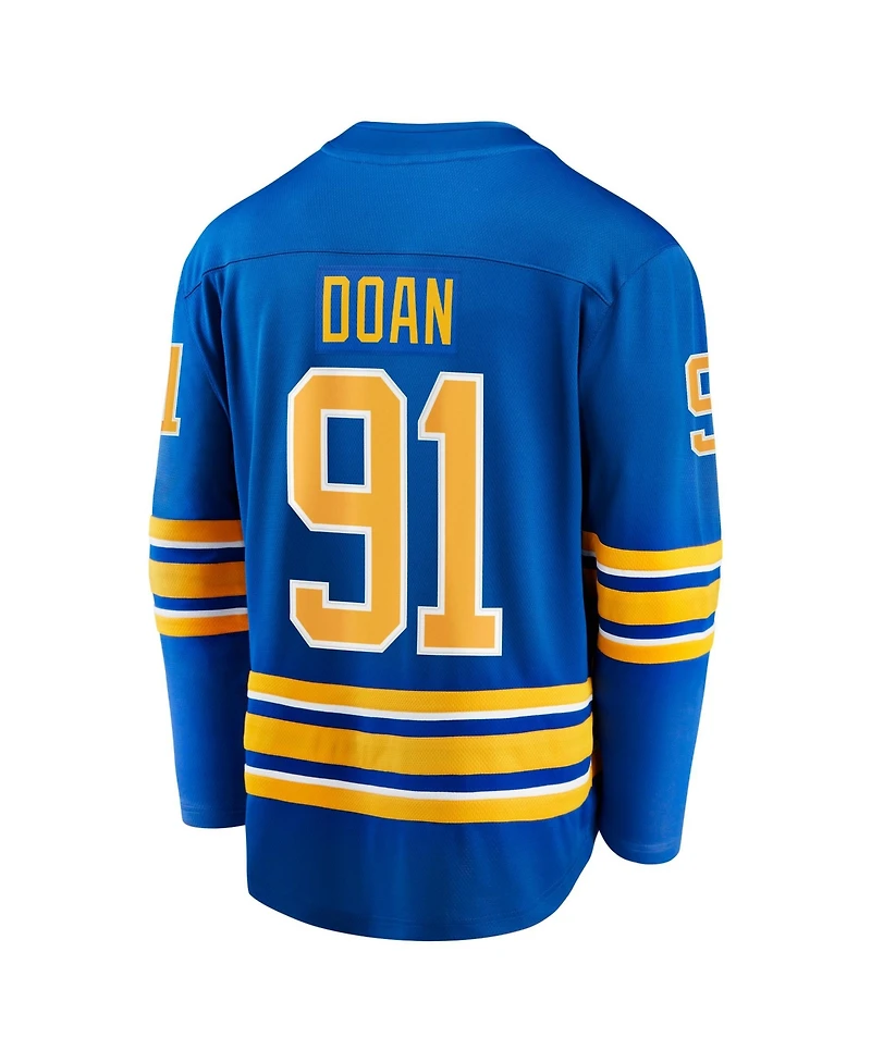 Fanatics Men's Fanatics Josh Doan Royal Buffalo Sabres Home Premier Breakaway Player Jersey
