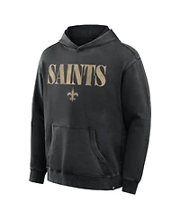 Fanatics Men's Black New Orleans Saints Relaxed Intense Rivalry French Terry Hoodie