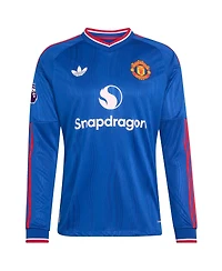 Adidas Men's Royal Manchester United 2026/27 Away On-Field AuthenticLong sleeves Patch Jersey