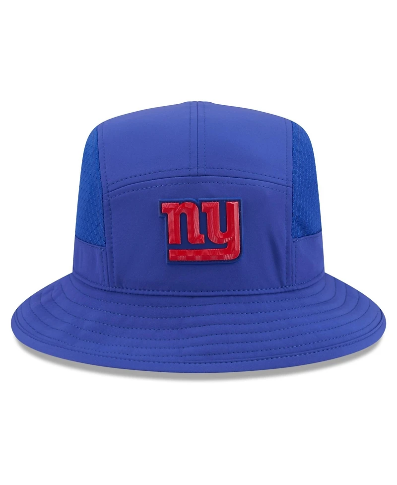 New Era Men's Royal New York Giants 2026 Sideline Bucket Hat